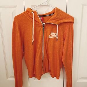 Nike cropped zip up